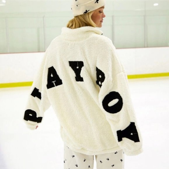 New Playboy Pacsun Sherpa Boyfriend 